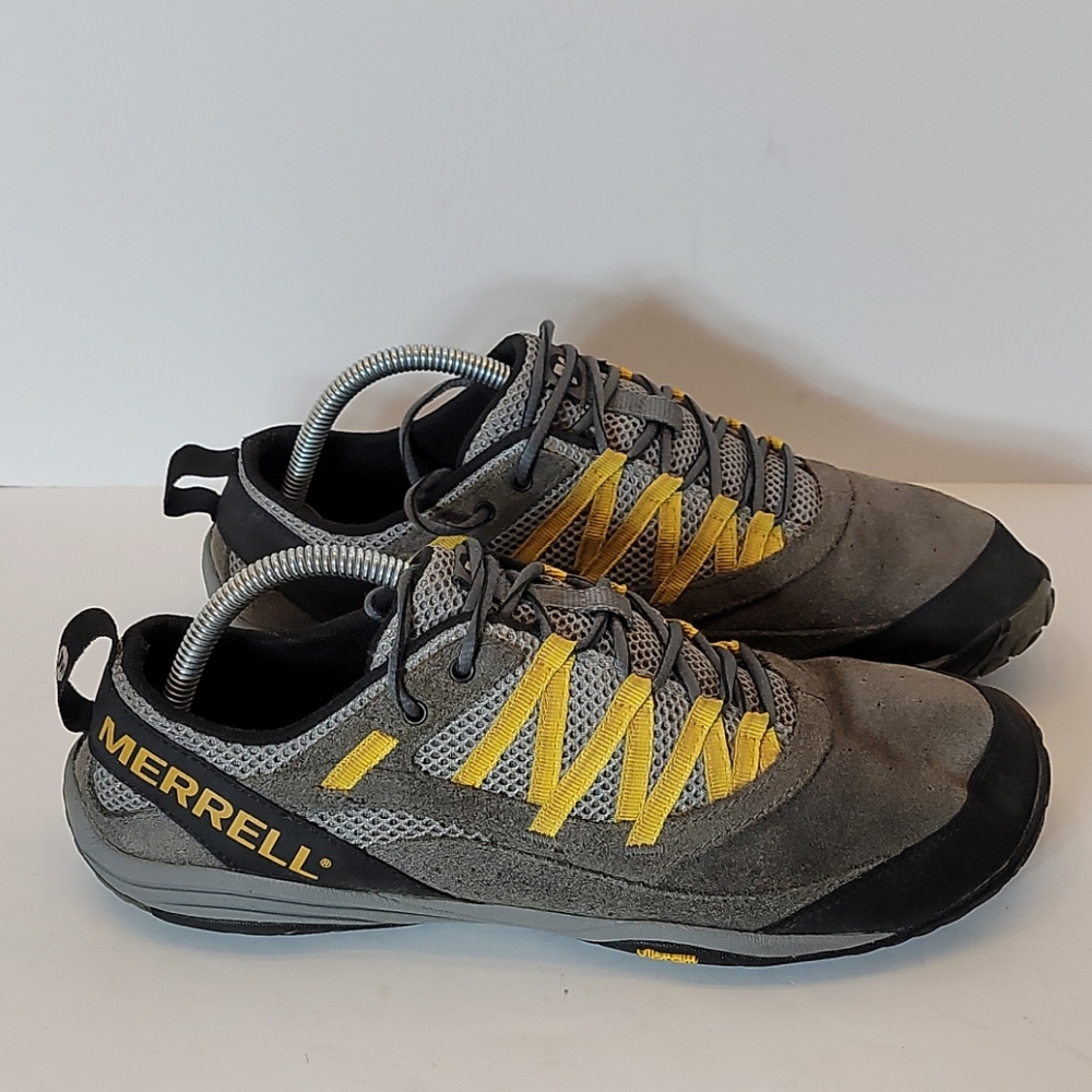 Merrell Gray and Yellow Men's Sneakers
